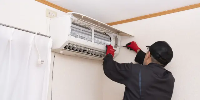 取り外し作業
